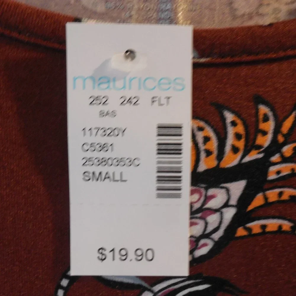 Maurices Floral Tank Tops Size S & M - Picture 7 of 7